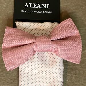 Alfani Bow Tie and Pocket Square Set